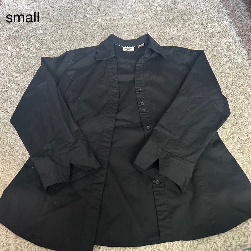Black Button-Up Shirt
